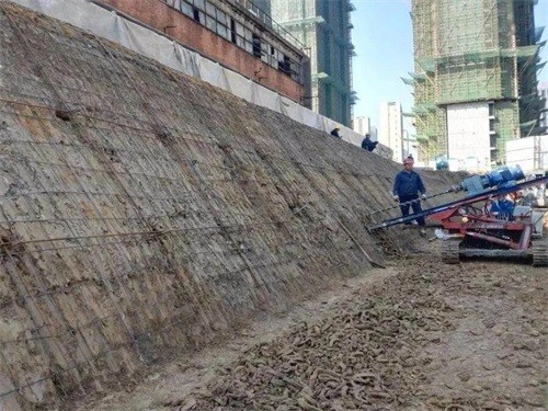 岱山建筑边坡支护